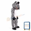 Cute Zebra Mascot Costume