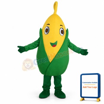 Corn Mascot Costume Fruits Vegetables Costume Mascot
