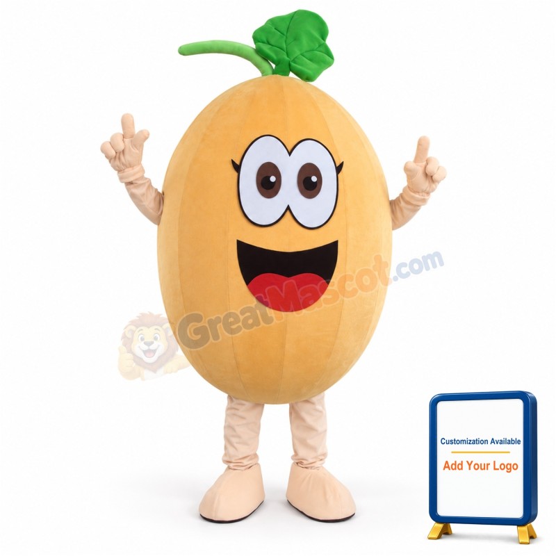 Cantaloupe Mascot Costume