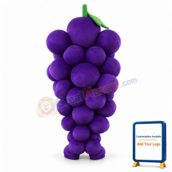 Grape Mascot Costume