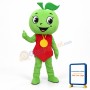 Green Apple Mascot Costume