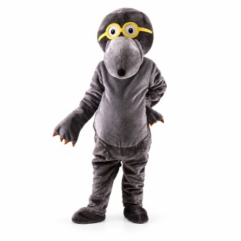 Glasses Mole Mascot Costume