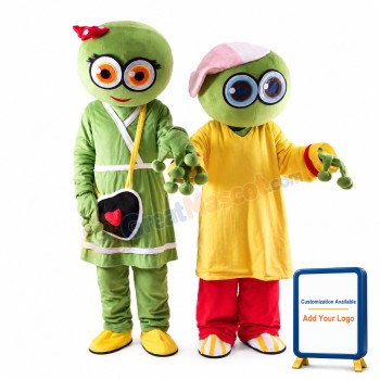 Frog Plush Adult Mascot Costume