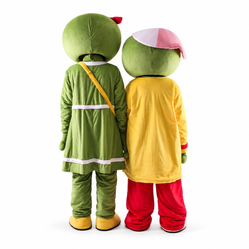 Frog Plush Adult Mascot Costume