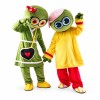 Frog Plush Adult Mascot Costume