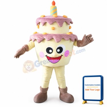 Birthday Cake Mascot Costume