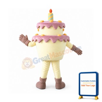 Birthday Cake Mascot Costume