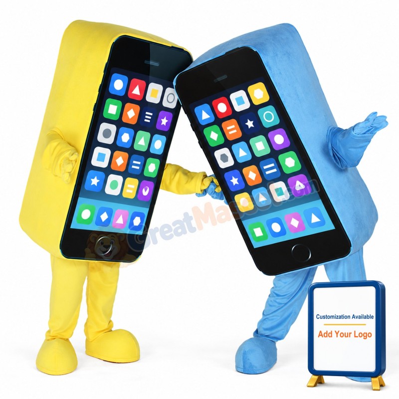 Iphone Mascot Costume Mobile Phone Mascot Costume