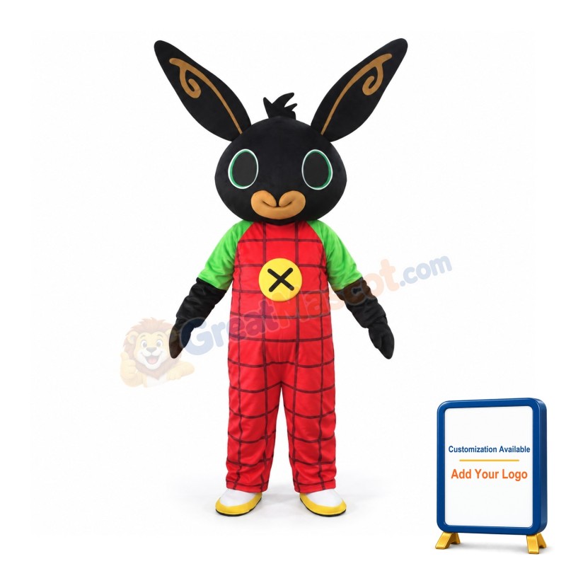 Cartoon Bunny Mascot Costume Bing Rabbit Mascot Costume