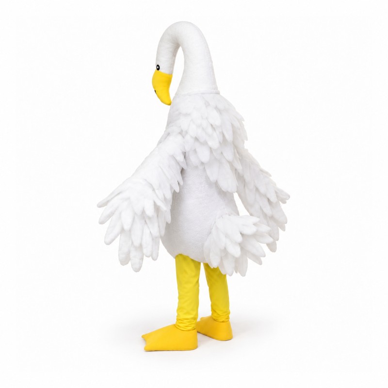 Long Necked Swan Mascot Costumes