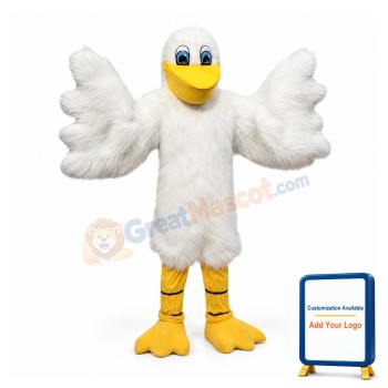 White Pelican Mascot Costumes