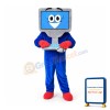 Blue Computer Mascot Costumes