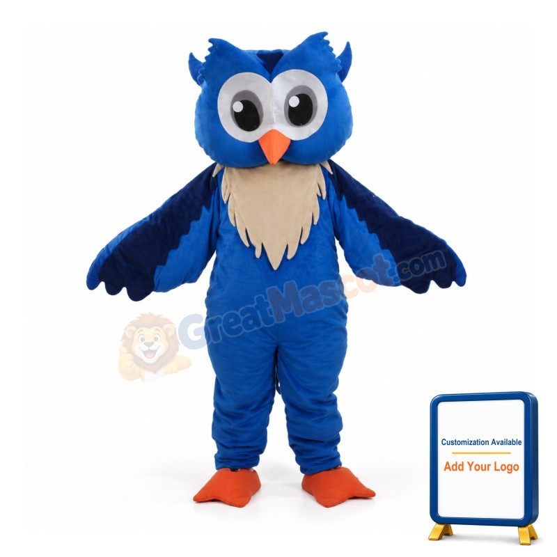 Blue Owl Mascot Costumes