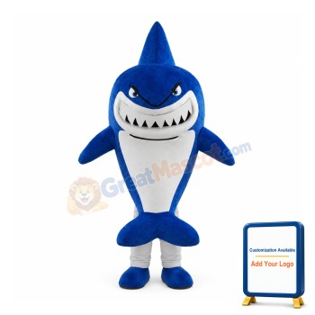 Blue Shark Mascot Costumes