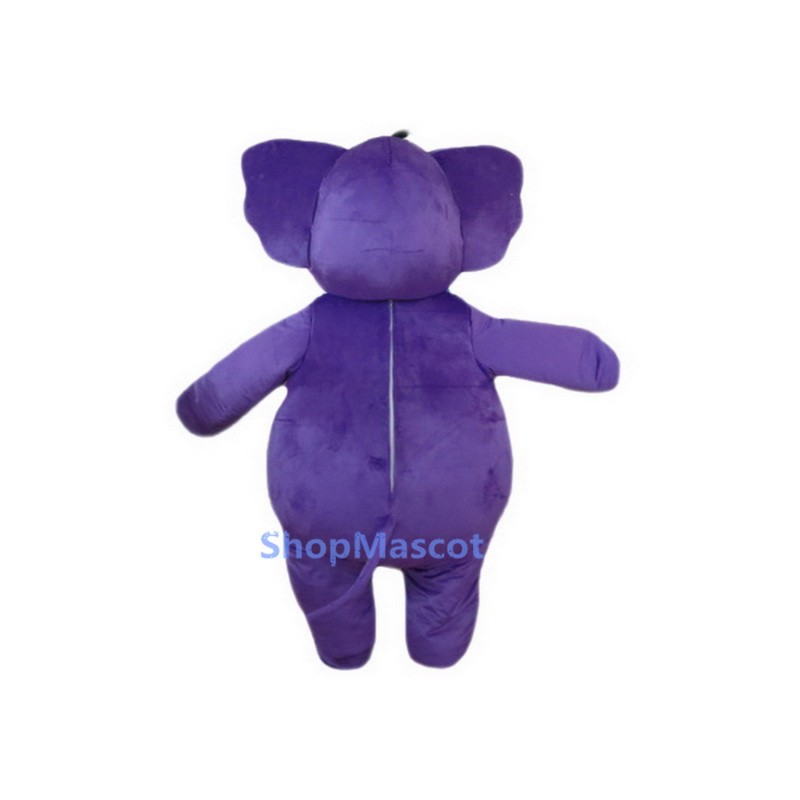 Purple Elephant Mascot Costumes
