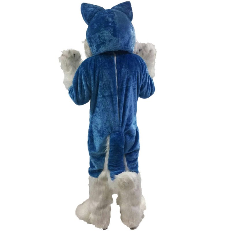 Blue Wolf Mascot Costumes