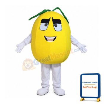 Yellow Pear Mascot Costumes Free Shipping