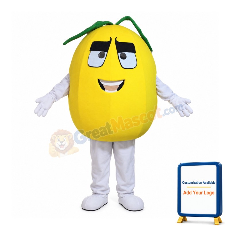 Yellow Pear Mascot Costumes Free Shipping