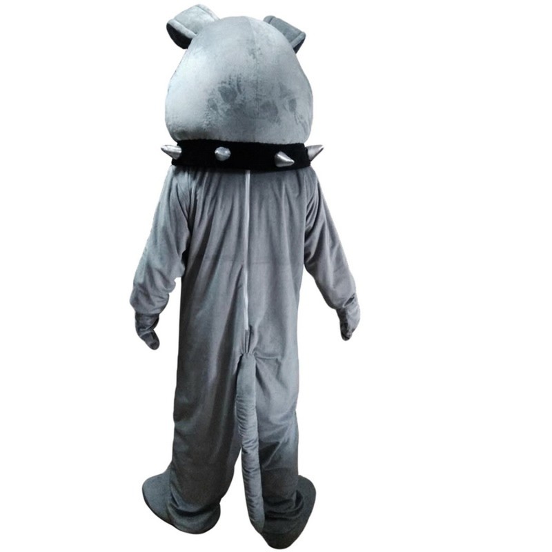 Grey Bulldog Mascot Costumes