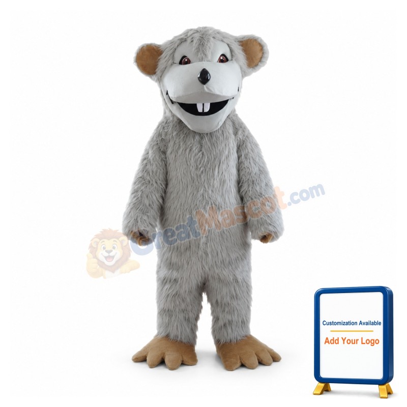 Gray Mouse Mascot Costumes