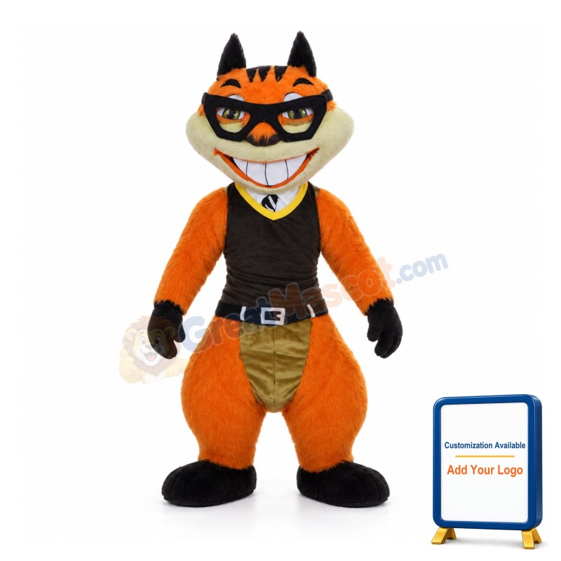 Orange Squirrel Mascot Costumes
