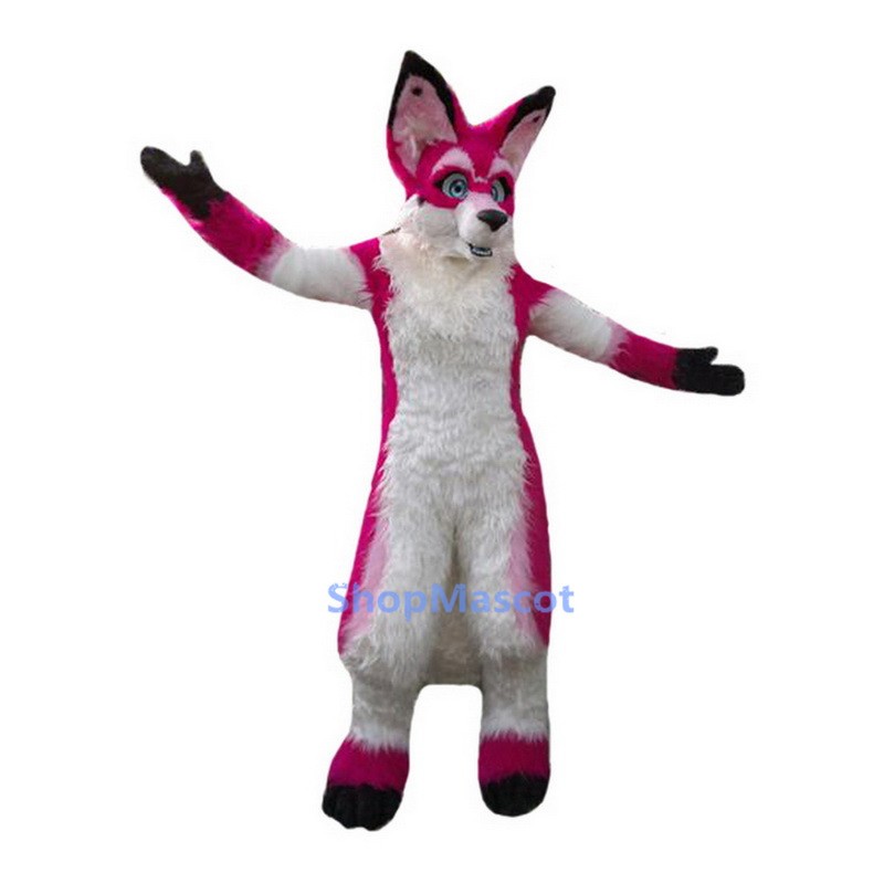 Pink Fox Mascot Costumes