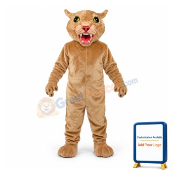 Big Cat Cougar Mascot Costume