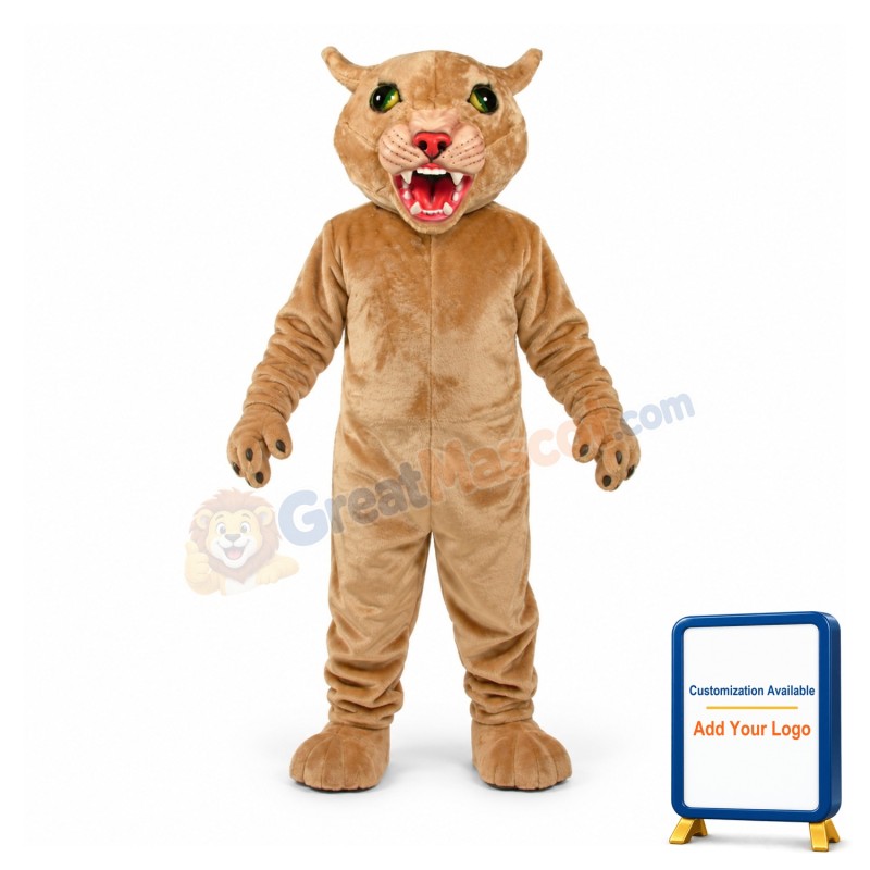 Big Cat Cougar Mascot Costume