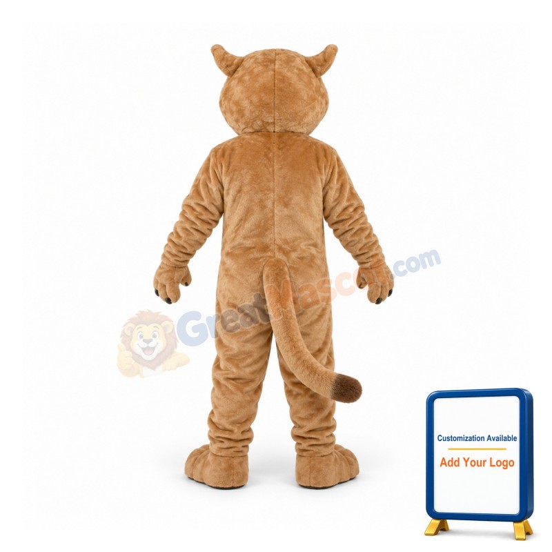 Big Cat Cougar Mascot Costume