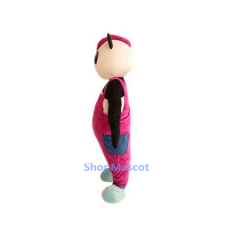 Cute Panda Red Hat Mascot Costumes