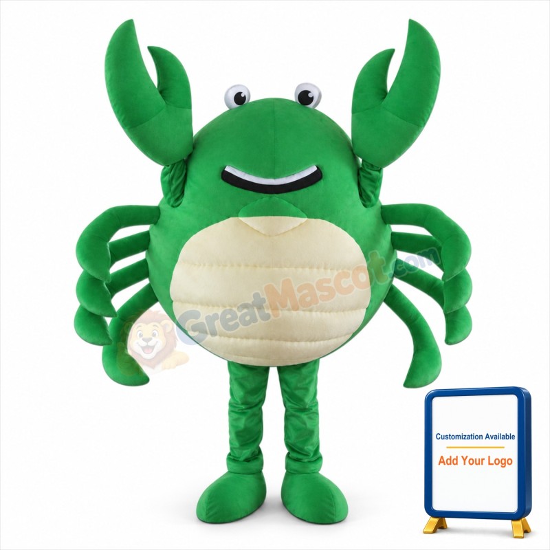Green Crab Mascot Costumes