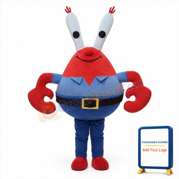 Professional Cute Blue Crab Mascot Costume