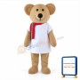 Cartoon Character Brown Bear Mascot Costume