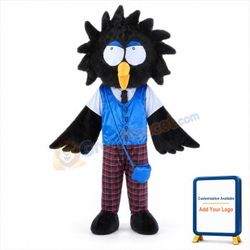 Cartoon Crow Mascot Costume