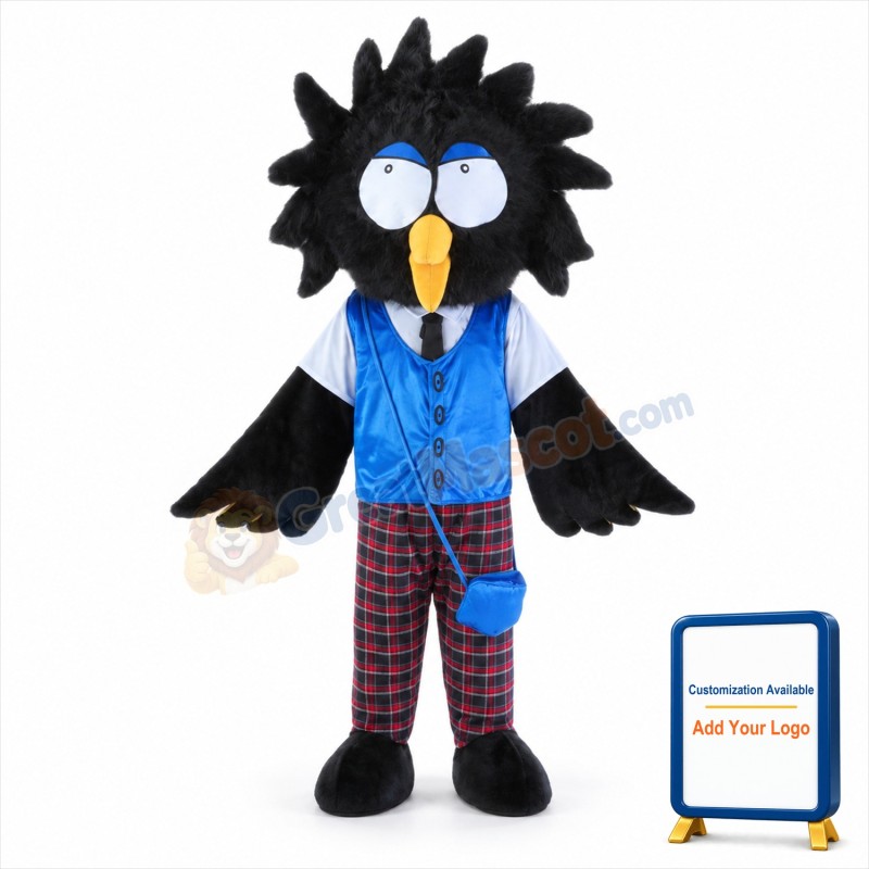 Cartoon Crow Mascot Costume