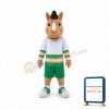 Cartoon Brwon Unicorn Mascot Costume