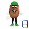 Green Hat Potato Mascot Costume