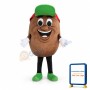Green Hat Potato Mascot Costume