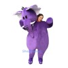Purple Elephant Mascot Costume For Adults Christmas Halloween