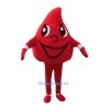 Red Blood Drops Mascot Costume For Adults