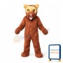 Brwon Wolverine Mascot Costume