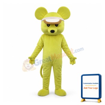 Yellow Mouse Mascot Costume Free Shipping