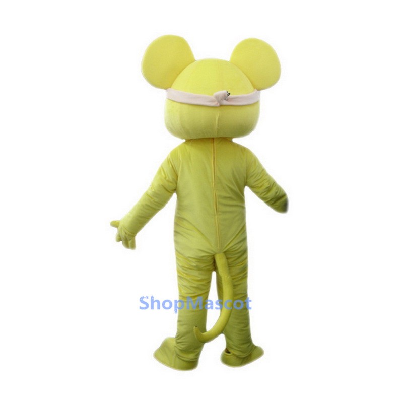Yellow Mouse Mascot Costume Free Shipping