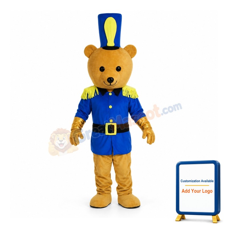 Bear Police Mascot Costume