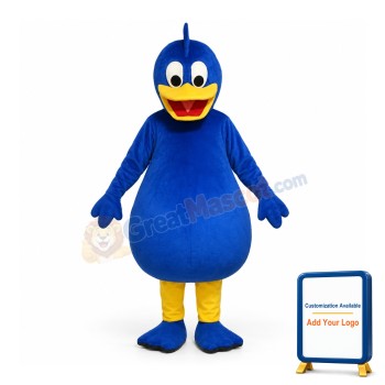 Blue Duck Mascot Costume