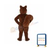 Deep Brown Squirrel Mascot Costume
