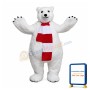 Polar Bear Mascot Costume