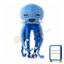 Blue Octopus Mascot Costume