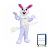 White Easter Bunny Mascot Costume
