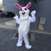 White Easter Bunny Mascot Costume